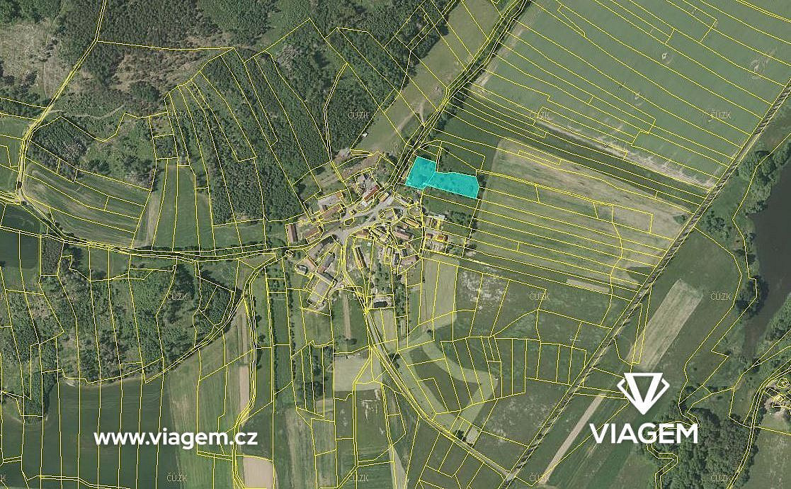 Stavební - bydlení 3 858 m², Podíl 25 % o výměře 965 m² – pohled 3