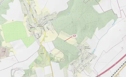 Dražba lesa 385 m², Sobíšky