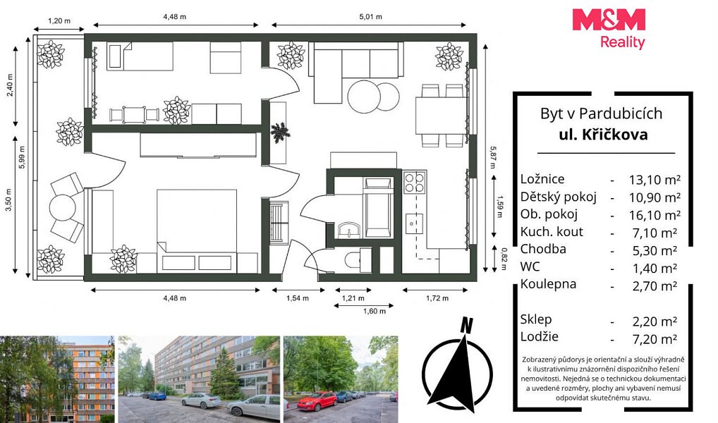 Prodej bytu 3+1 58 m², Pardubice – náhled fotky 14