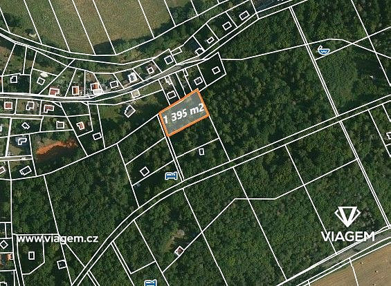 Prodej zahrady 1 395 m²