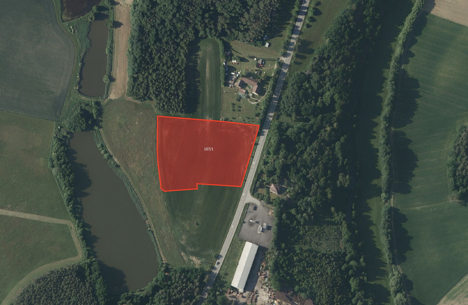 Prodej pole 6 762 m²