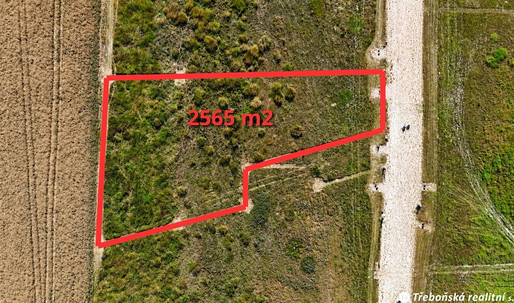 Prodej stavebního pozemku 2 565 m², Třeboň – náhled fotky 4