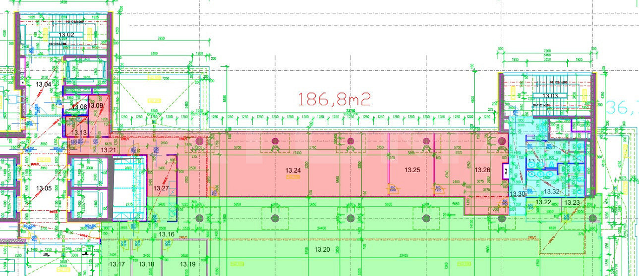 Pronájem kanceláře 320 m² – fotografie 3