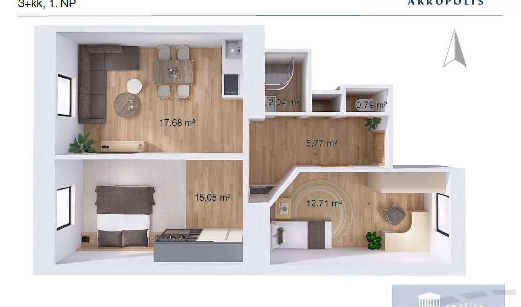 Prodej bytu 3+kk 56 m², Praha – náhled fotky 10