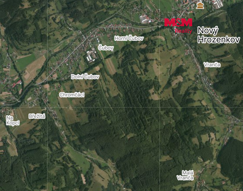 Prodej lesa 16 666 m²