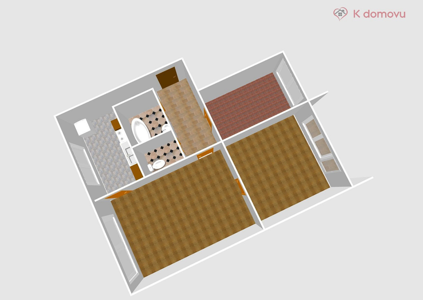 Prodej bytu 3+1 68 m² — photo 2
