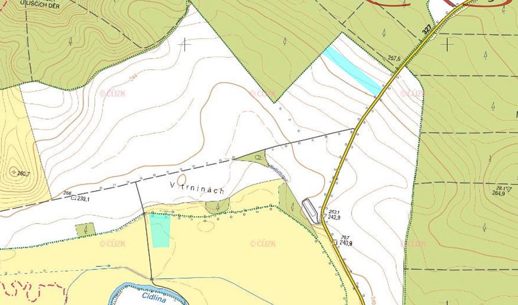 Prodej pole 18 591 m², Smidary – náhled fotky 2