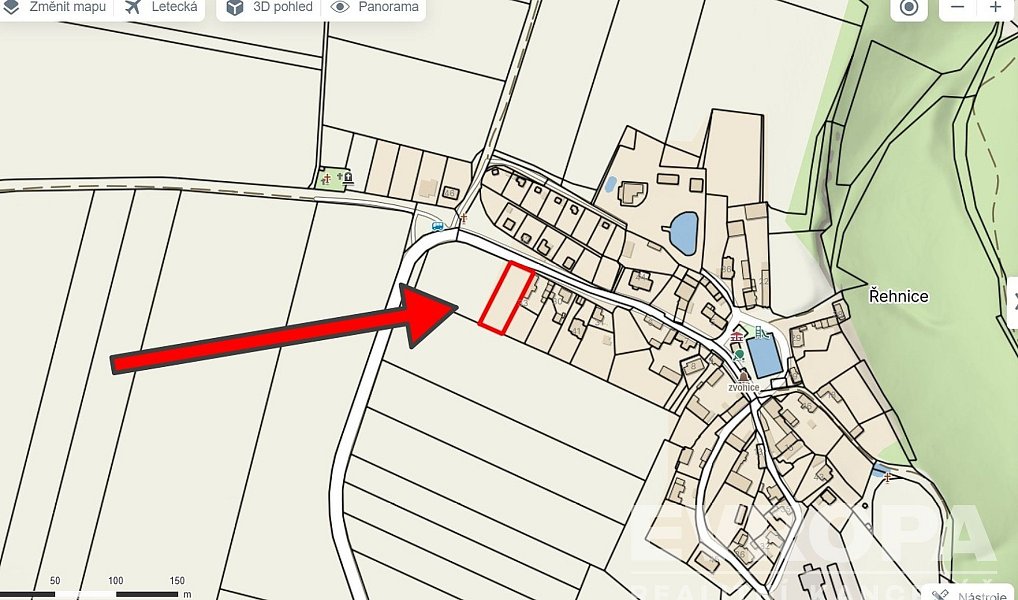 Prodej stavebního pozemku 1 168 m², Krnsko – náhled fotky 10