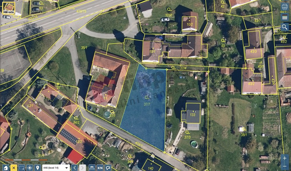 Prodej stavebního pozemku 964 m², Ondřejov – náhled fotky 3