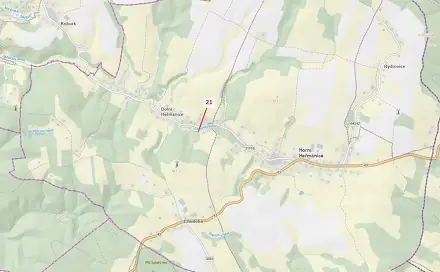 Dražba lesa 187 m², Horní Heřmanice