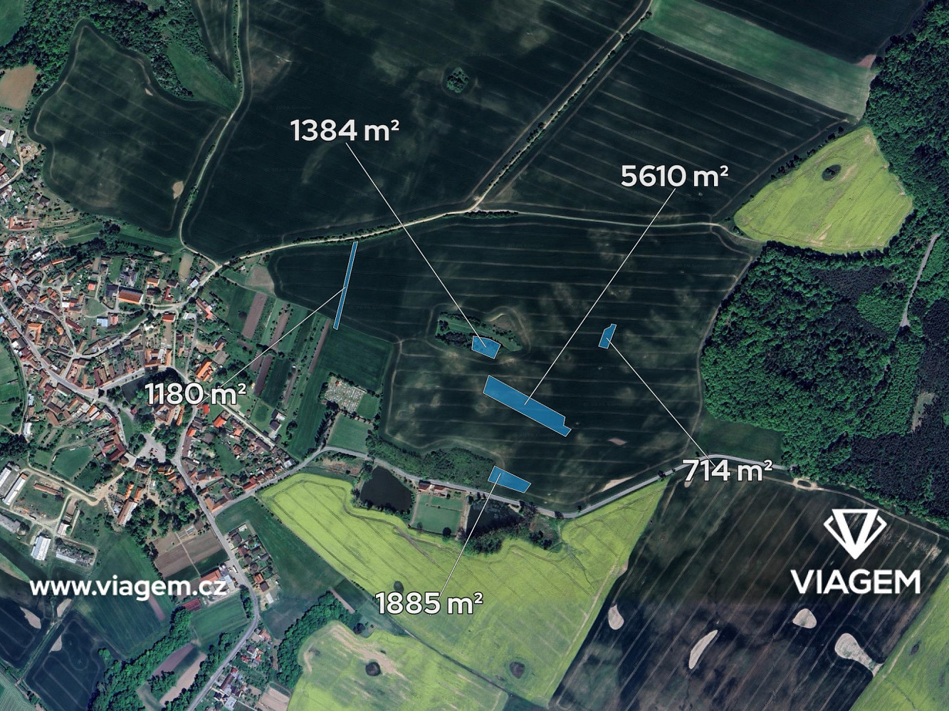 Prodej pole 1 197 m² – fotografie 2