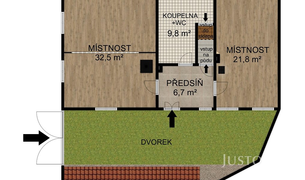 Prodej domu 70 m² s pozemkem 150 m², Netolice – náhled fotky 3