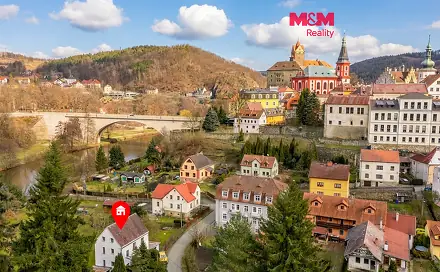 Prodej domu 174 m² s pozemkem 1 363 m², Zahradní, Loket, okres Sokolov