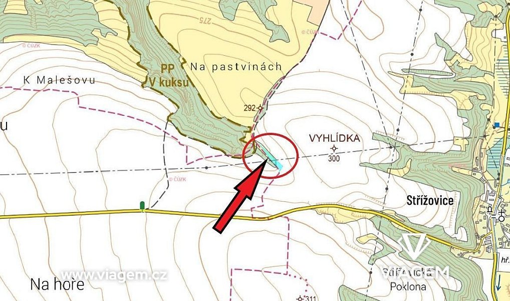 Prodej pole 2 482 m², Snědovice – náhled fotky 3