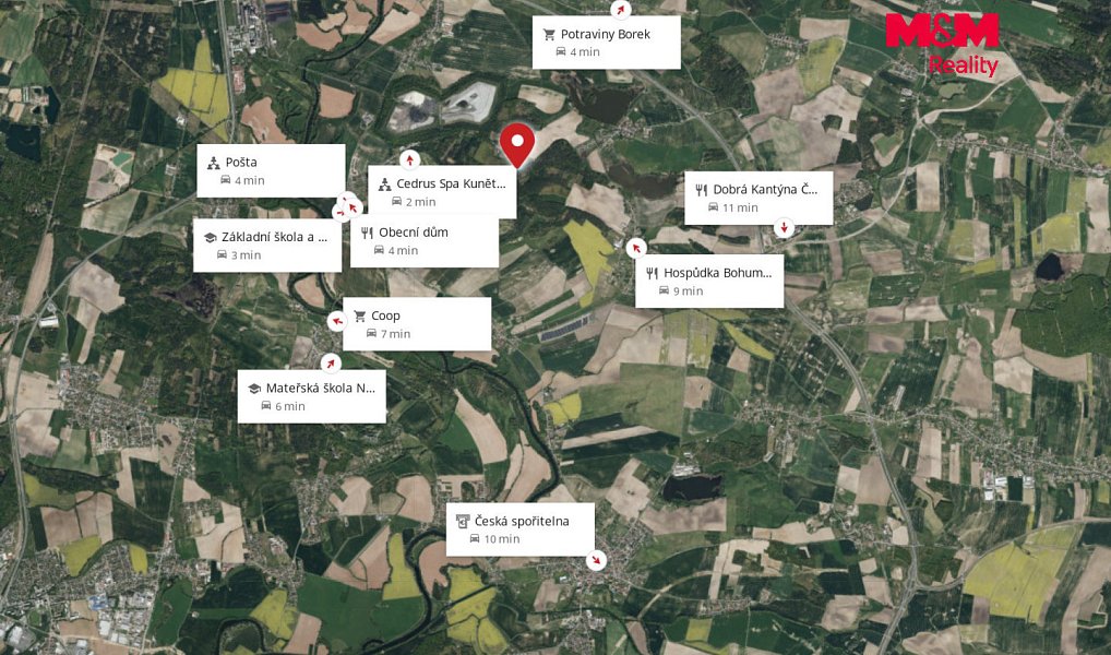 Prodej stavebního pozemku 800 m², Újezd u Sezemic – náhled fotky 9