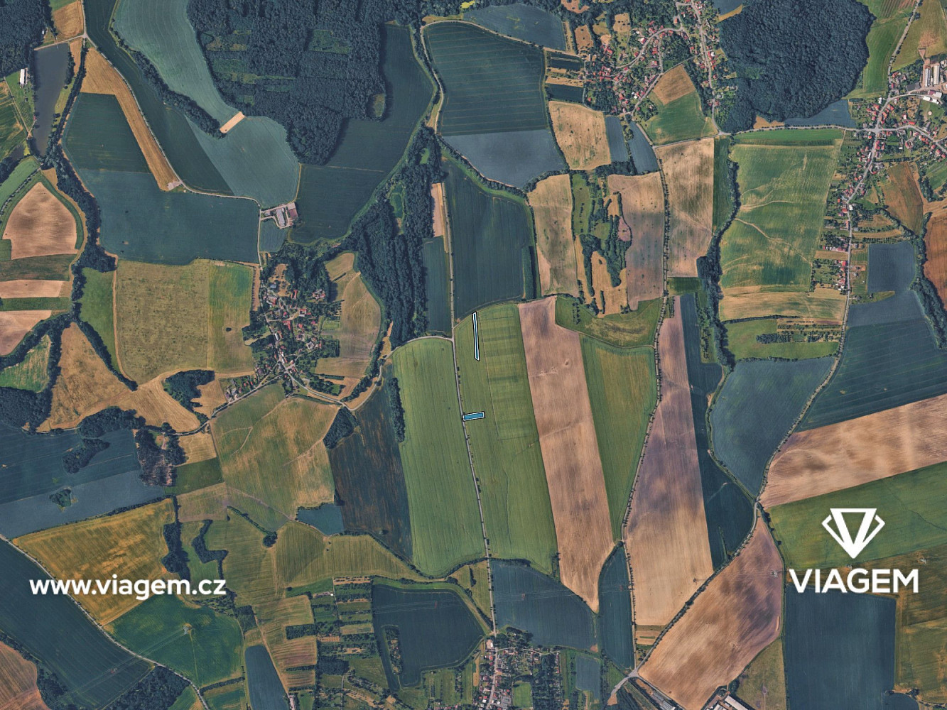 Pole 3 556 m², Podíl 25 % o výměře 889 m² – pohled 3