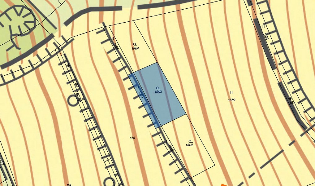 Prodej zahrady 865 m², Vlastějovice – náhled fotky 3