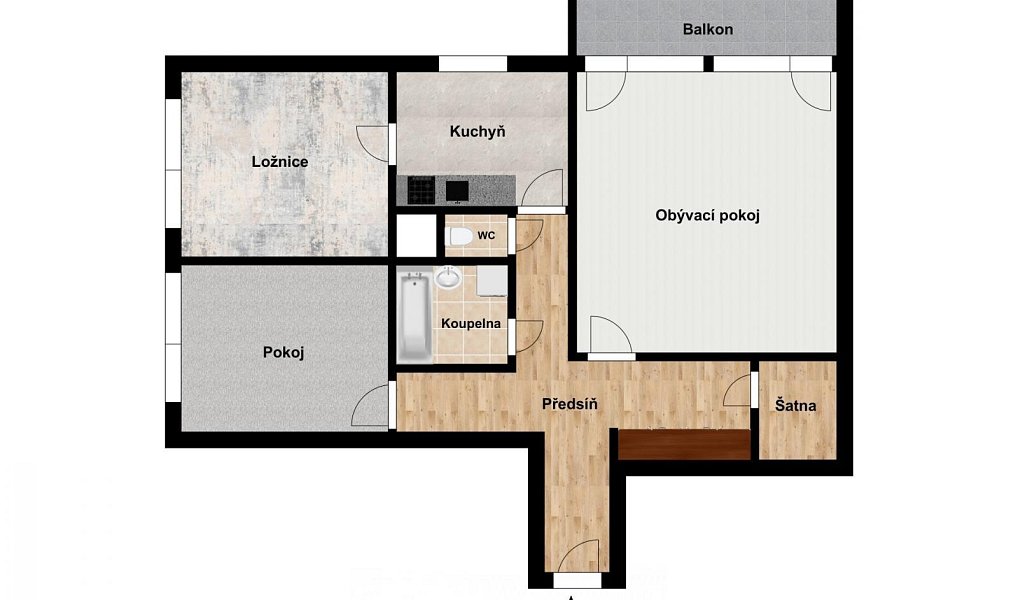 Prodej bytu 3+1 99 m², Praha – náhled fotky 12