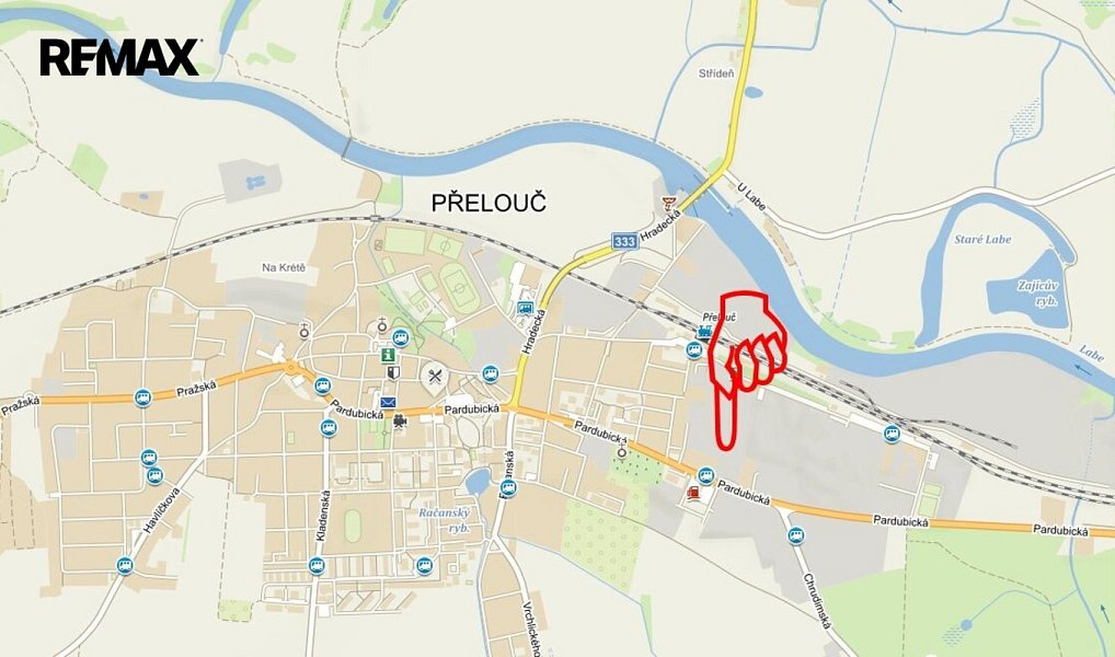 Prodej komerčního pozemku 12 183 m², Přelouč – náhled fotky 2