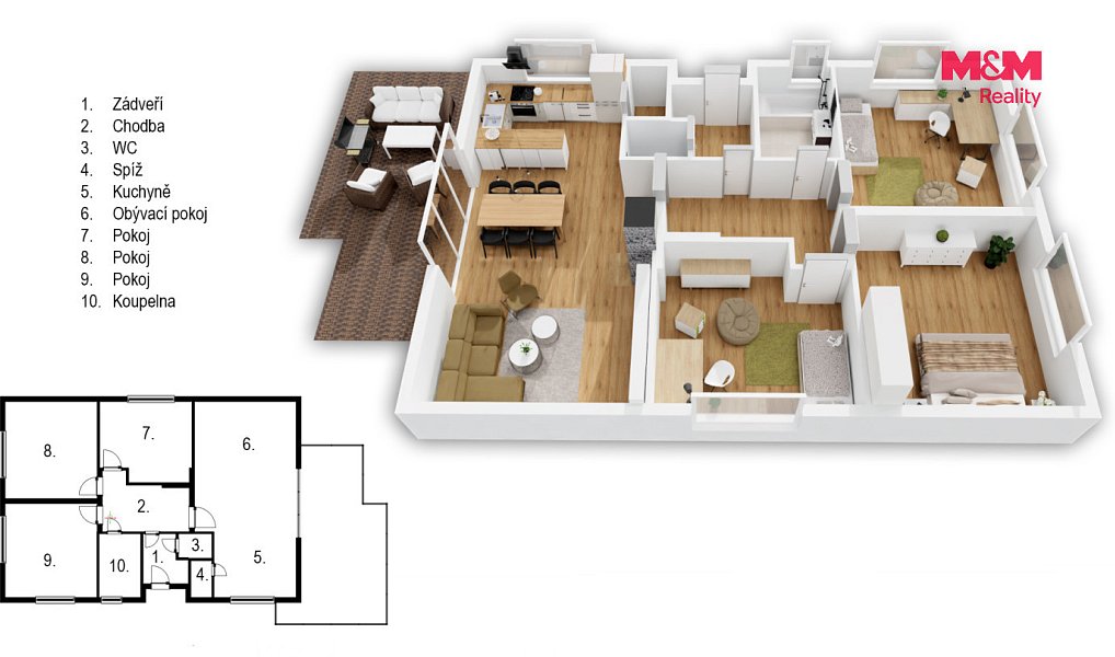 Prodej domu 94 m² s pozemkem 567 m², Peruc – náhled fotky 20