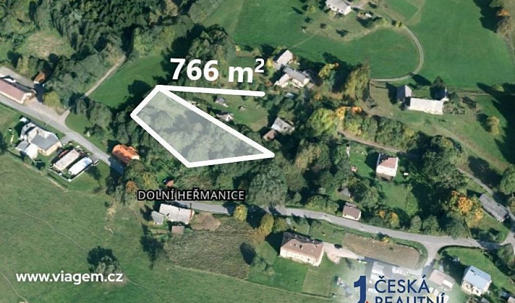 Prodej zahrady 383 m², Horní Heřmanice – náhled fotky 2
