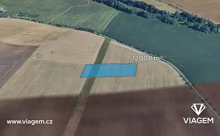 Prodej pole 12 008 m², Dubany, okres Pardubice
