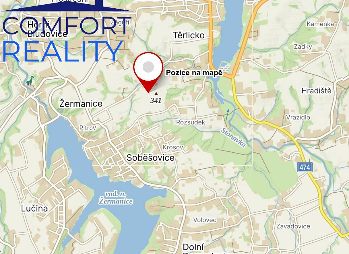 Prodej pole 916 m²
