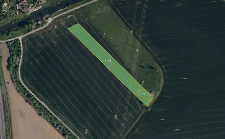 Prodej pole 9 624 m², Otrokovice - Kvítkovice, okres Zlín