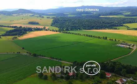 Prodej stavebního pozemku 843 m², Všeruby - Pomezí, okres Domažlice