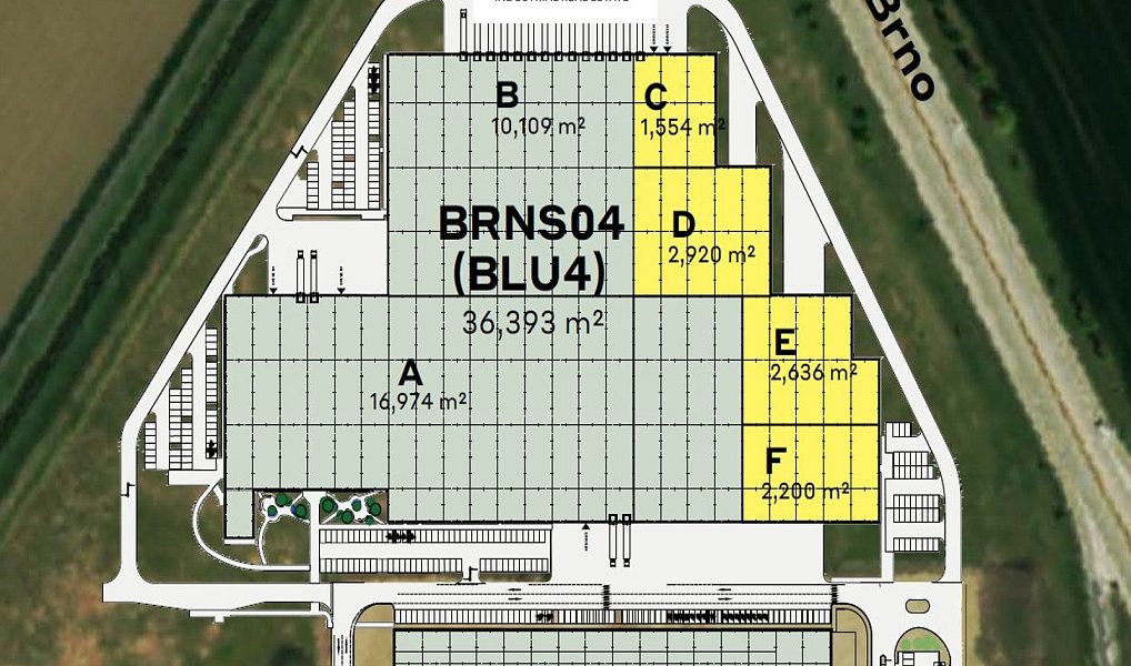 Pronájem výrobních prostor 4 836 m², Blučina – náhled fotky 11