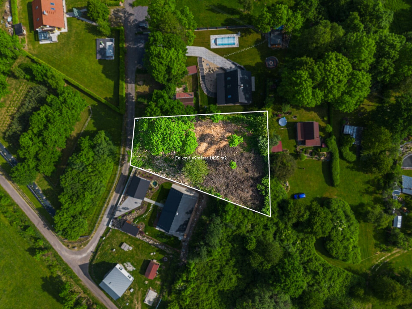 Prodej stavebního pozemku 1 495 m²