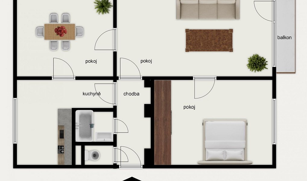 Prodej bytu 3+1 66 m², Rakovník – náhled fotky 19