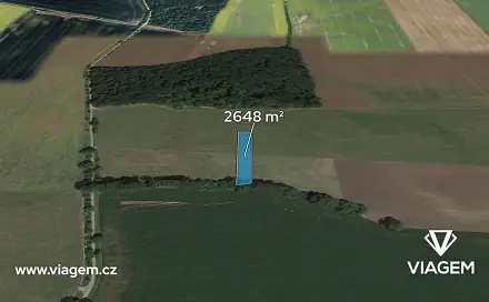 Prodej pole 441 m², Boharyně, okres Hradec Králové