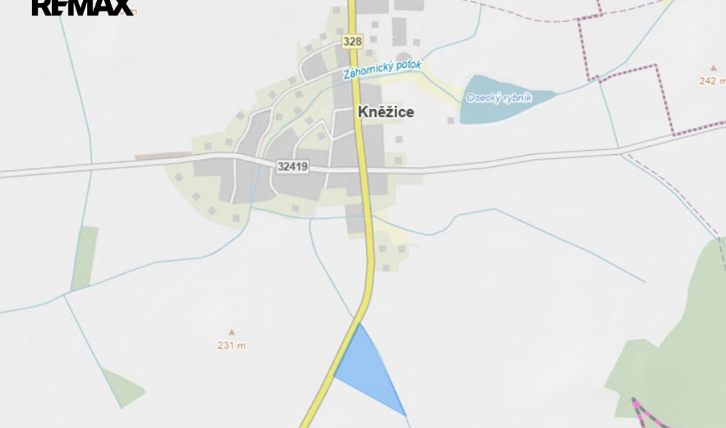 Prodej pole 40 299 m², Kněžice – náhled fotky 2