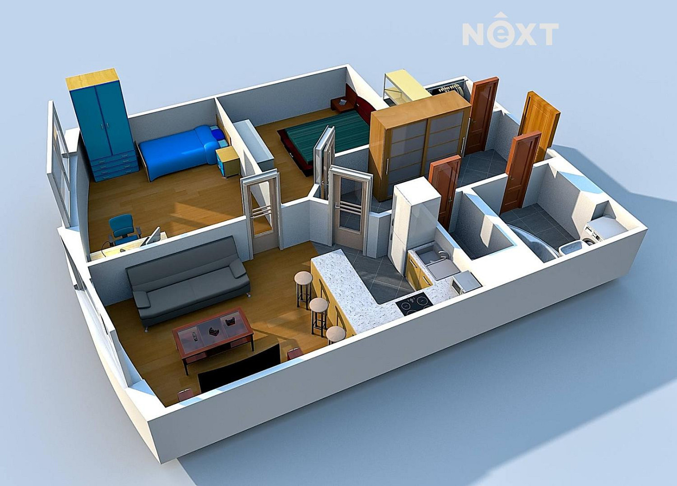Pronájem bytu 2+kk 63 m² — photo 2