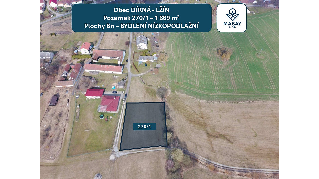 Prodej stavebního pozemku 1 669 m² – fotografie 5