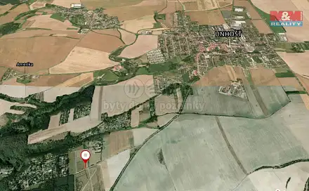 Prodej pole 1 616 m², Unhošť, okres Kladno