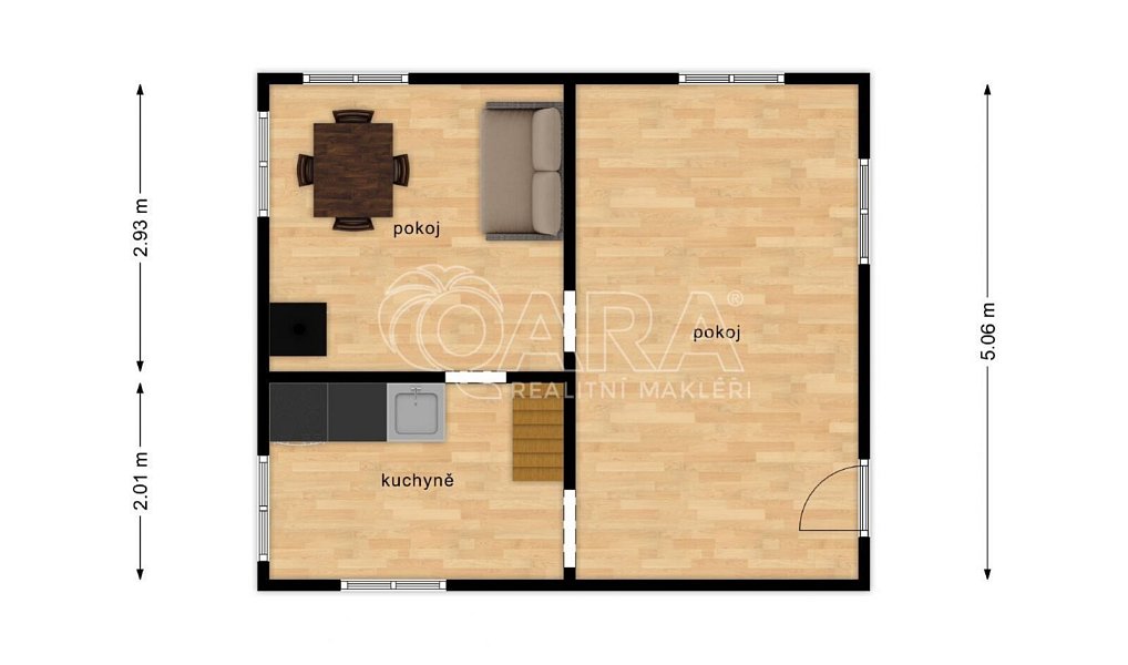 Prodej chaty/chalupy 44 m² s pozemkem 33 m², Krňany – náhled fotky 16