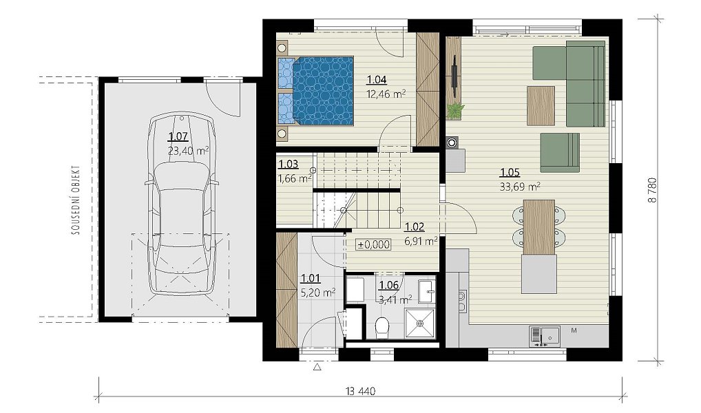 Prodej domu 130 m² s pozemkem 355 m², Újezd u Brna – náhled fotky 6