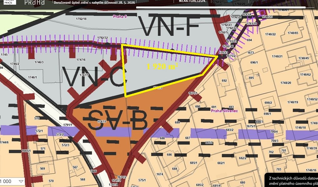 Prodej komerčního pozemku 1 920 m², Praha – náhled fotky 10