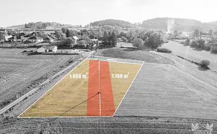 Prodej stavebního pozemku 1 150 m², Radomyšl