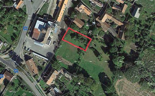 Prodej stavebního pozemku 989 m², Březník, okres Třebíč