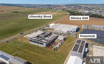 Prodej komerčního pozemku 3 525 m², Nivnice, okres Uherské Hradiště