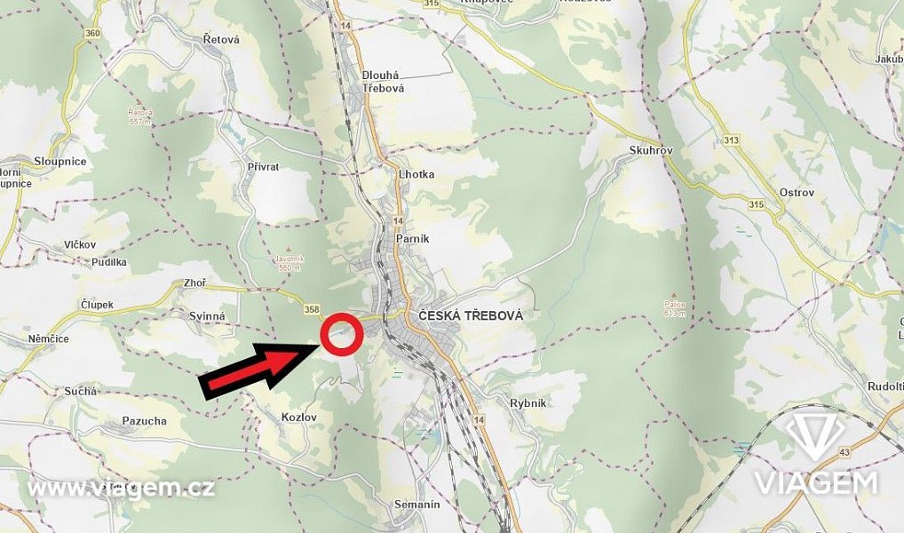 Prodej stavebního pozemku 734 m², Česká Třebová – náhled fotky 4