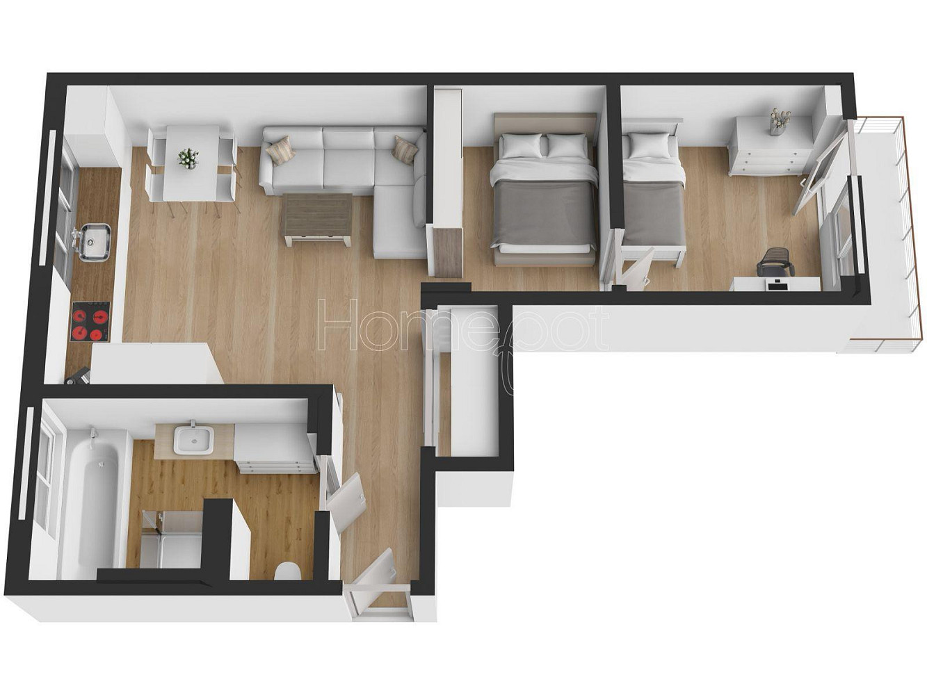 Prodej bytu 2+kk 50 m² – fotografie 4