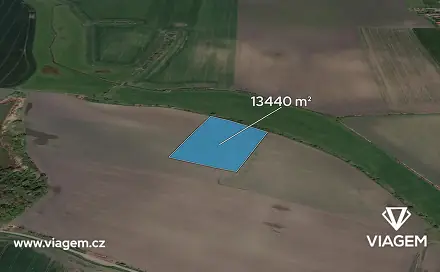 Prodej pole 840 m², Chotěšice, okres Nymburk