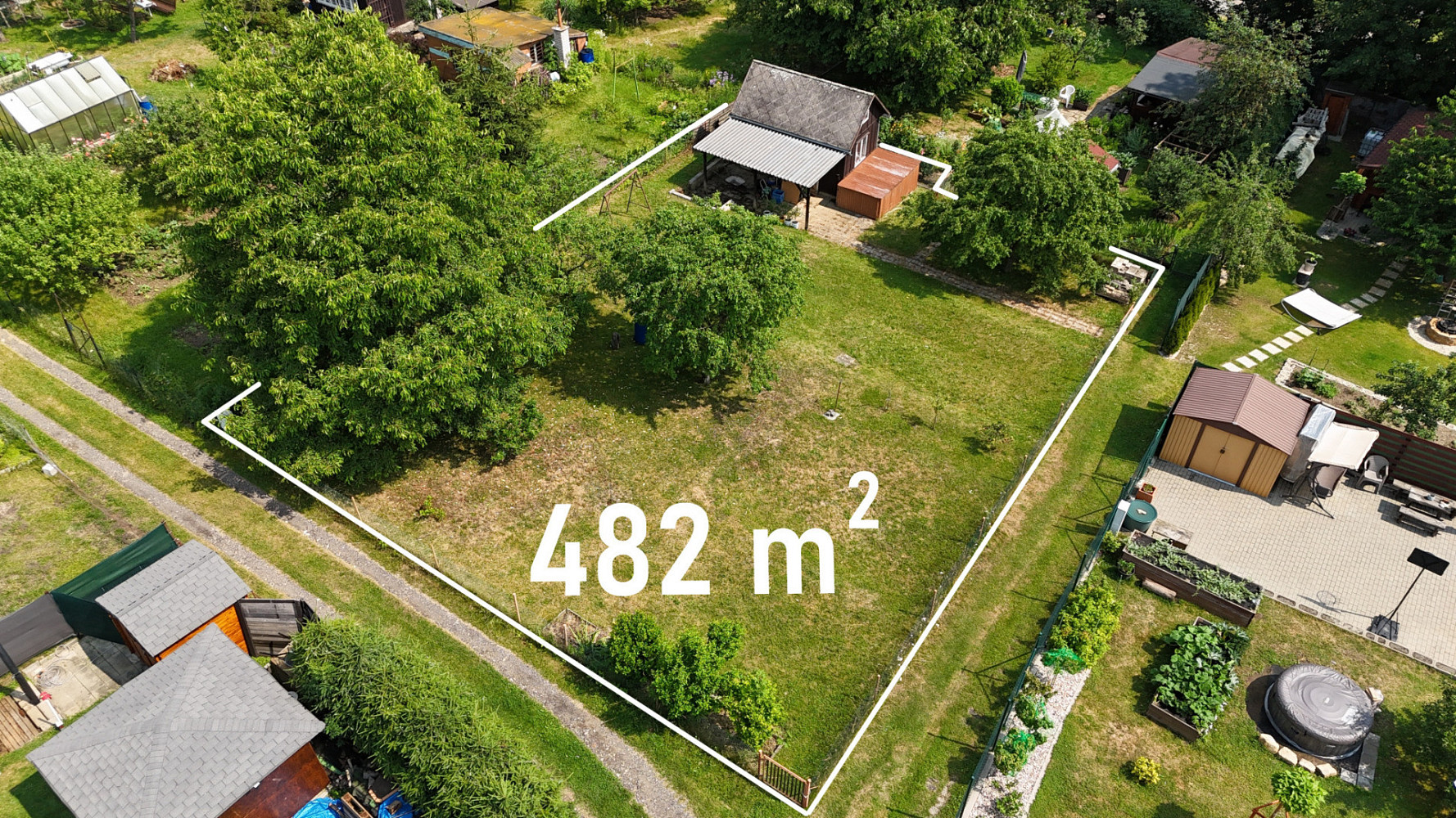 Prodej zahrady 482 m² – fotografie 3