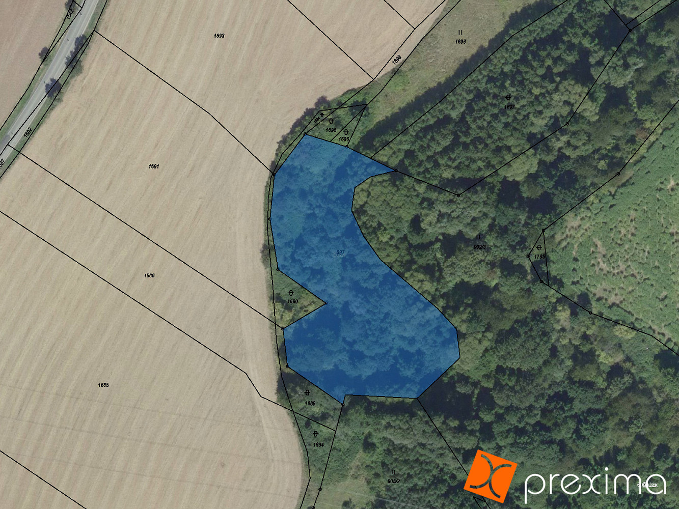 Prodej pozemku 1 495 m²