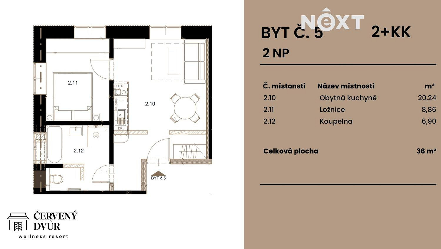 Prodej bytu 2+kk 39 m² — photo 2