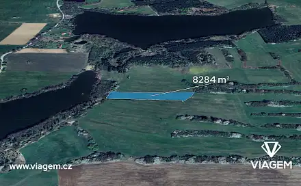 Prodej pole 1 380 m², Jistebnice, okres Tábor